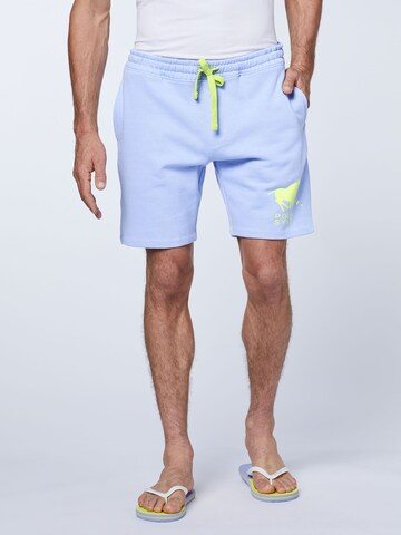 Polo Sylt Regular Pants in Blue: front