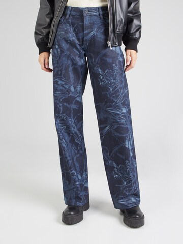 G-STAR Wide leg Jeans 'Judee' in Blauw: voorkant