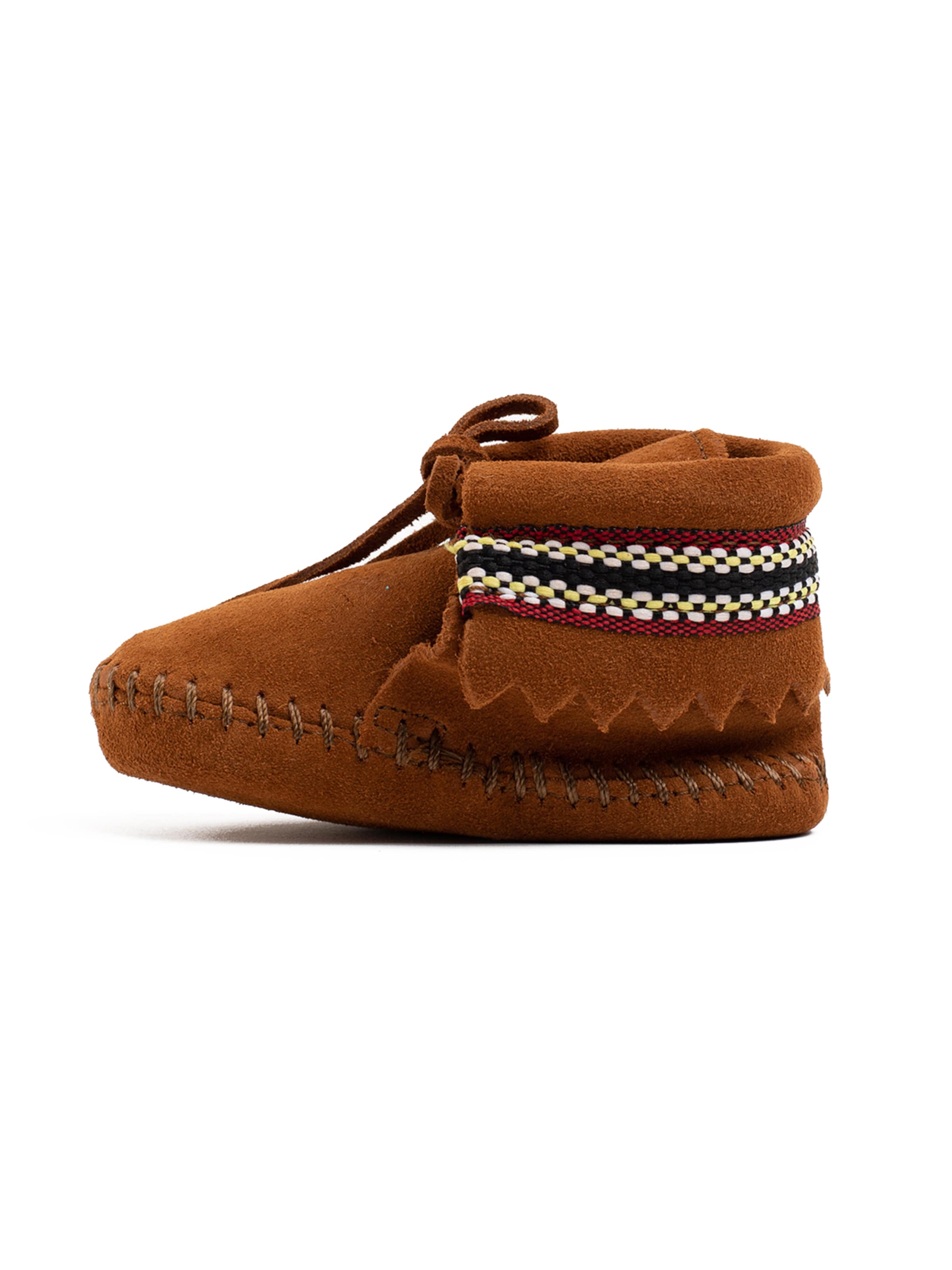 Bottes de neige 'Braid' Minnetonka en marron : devant