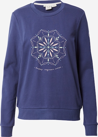 Sweat-shirt 'EFFA' Ragwear en bleu : devant