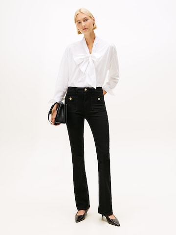 TOMMY HILFIGER Bootcut Jeans in Zwart