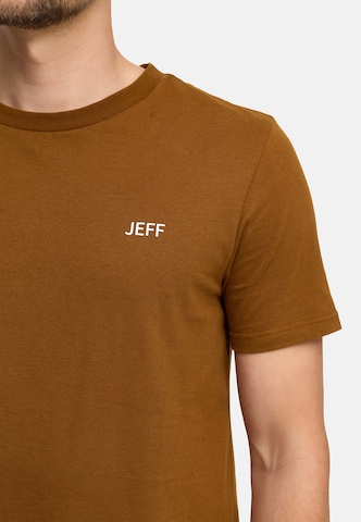 T-Shirt 'JFCayson' JEFF en marron