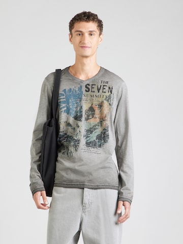 CAMP DAVID Shirt in Black: front