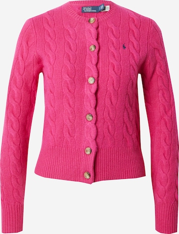 Polo Ralph Lauren Gebreid vest in Roze: voorkant