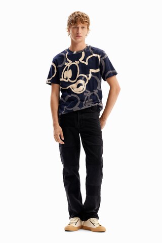 Desigual T-Shirt 'Arty Mickey Mouse' in Blau