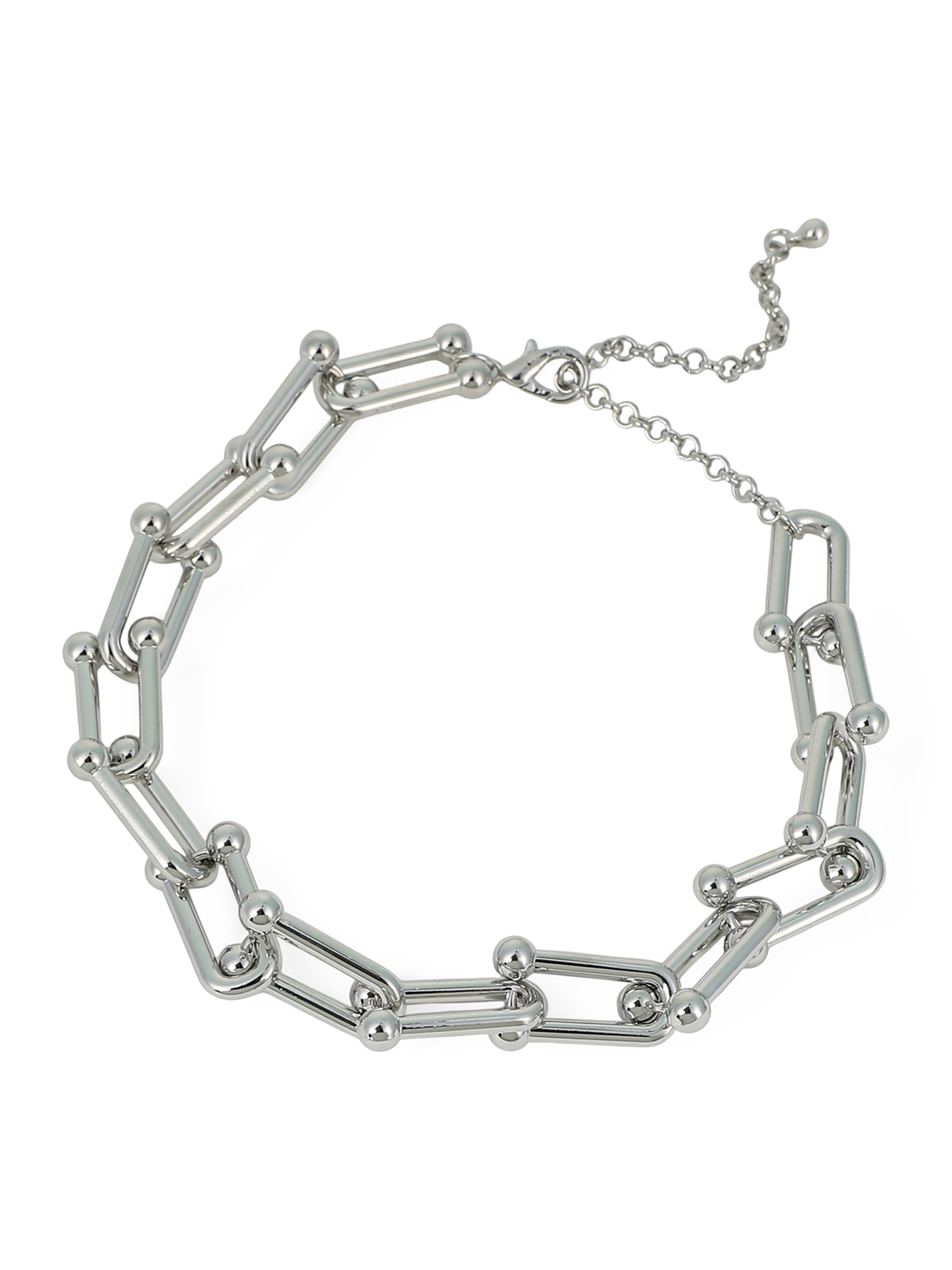 SOHI Ketting 'Hemalatha' in Zilver: voorkant