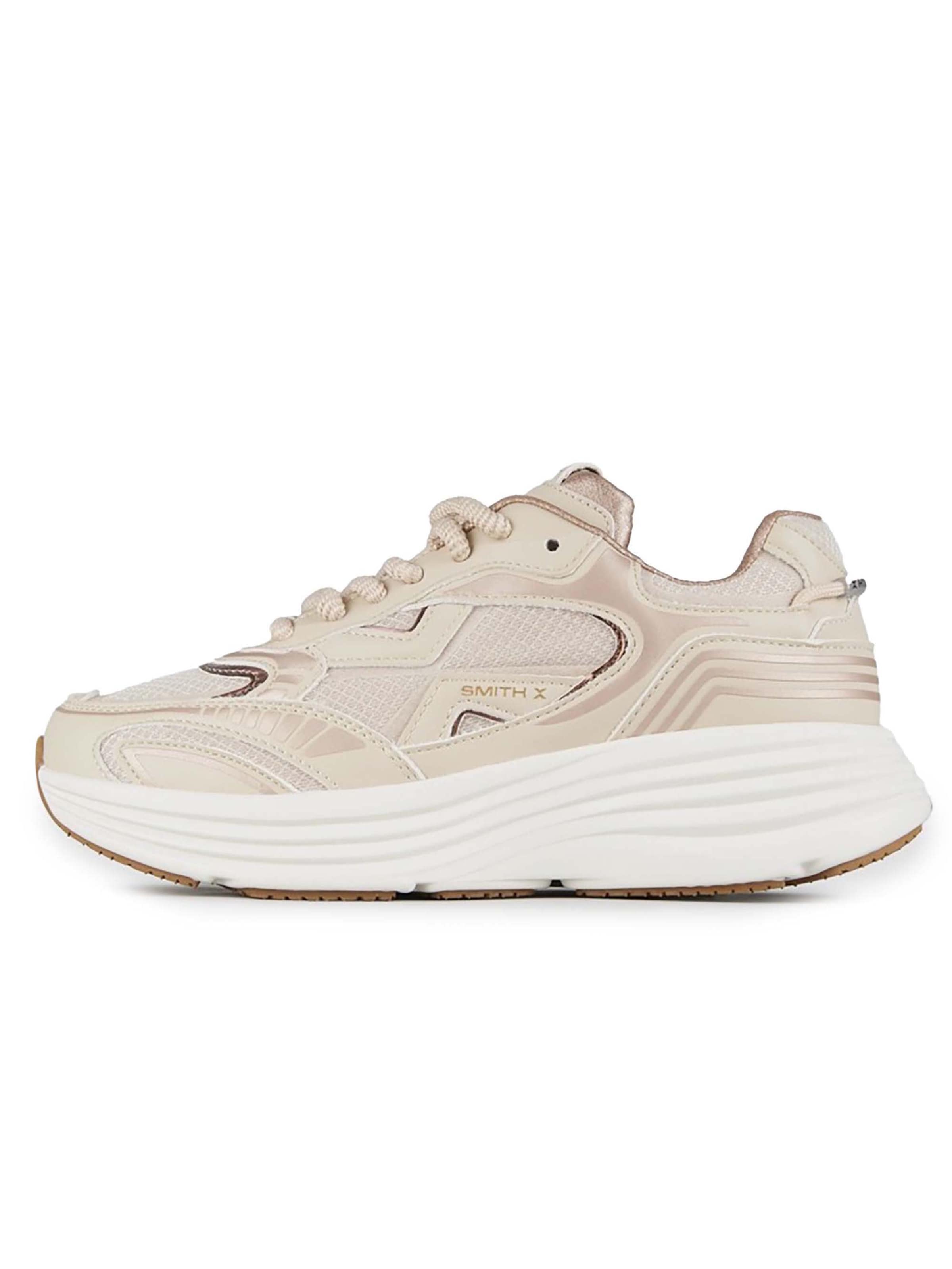 Alexander Smith Platform trainers 'Sturmfrau' in Beige: front