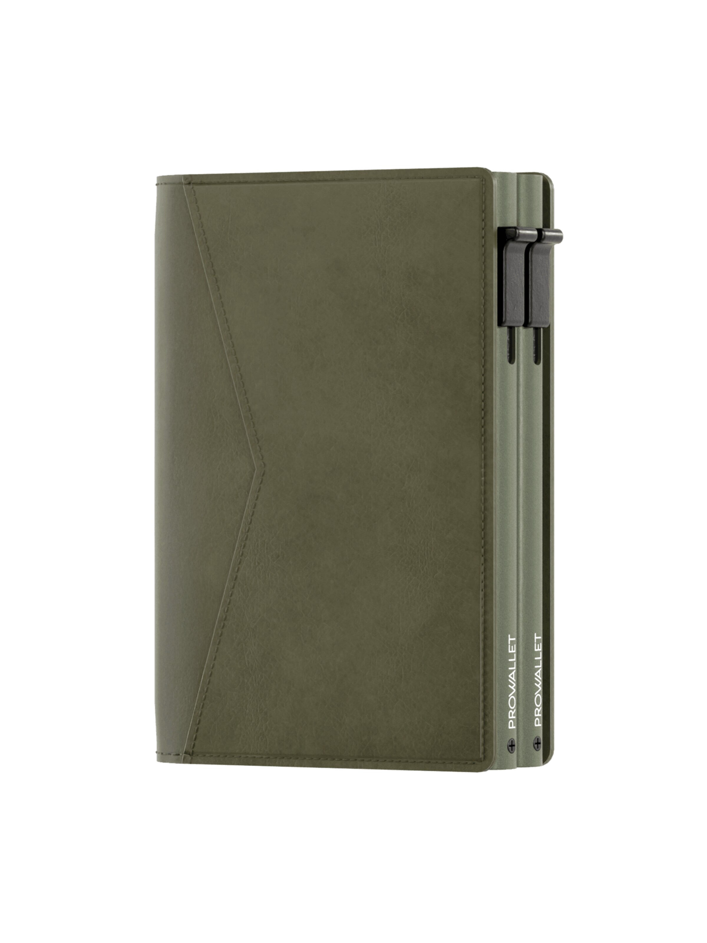 Prowallet Wallet 'Pasjeshouder Double' in Green: front