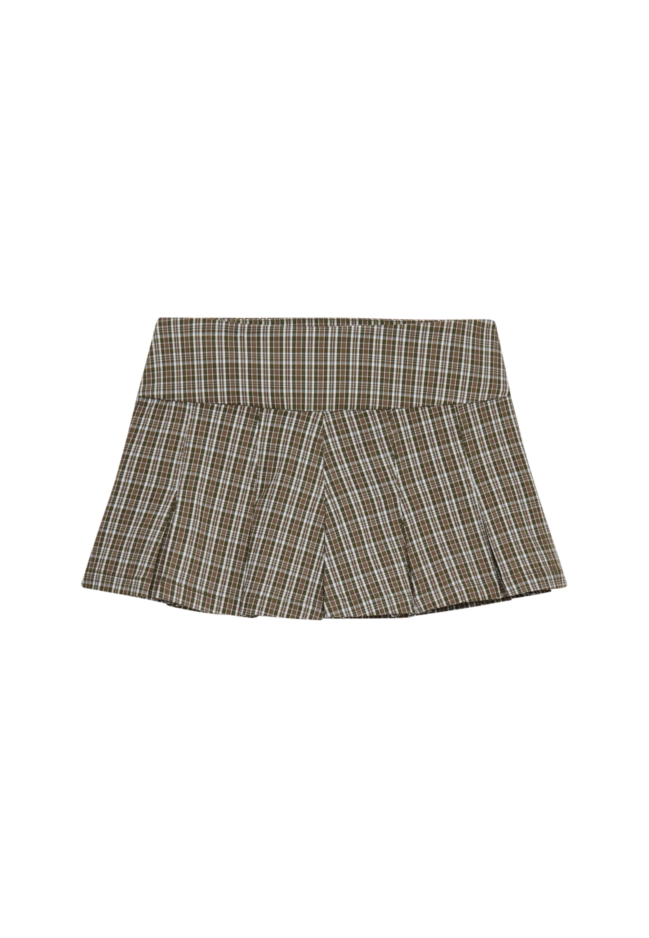 Superdry & Co Skirt 'Bench x Superdry & Co' in 40 in Brown / Olive / Off white, Item view