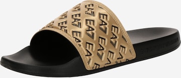 EA7 Emporio Armani - Sapato de praia/banho em ouro: frente