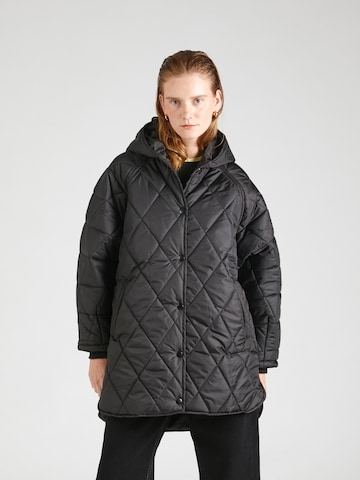 Trendyol Between-seasons coat in Black: front