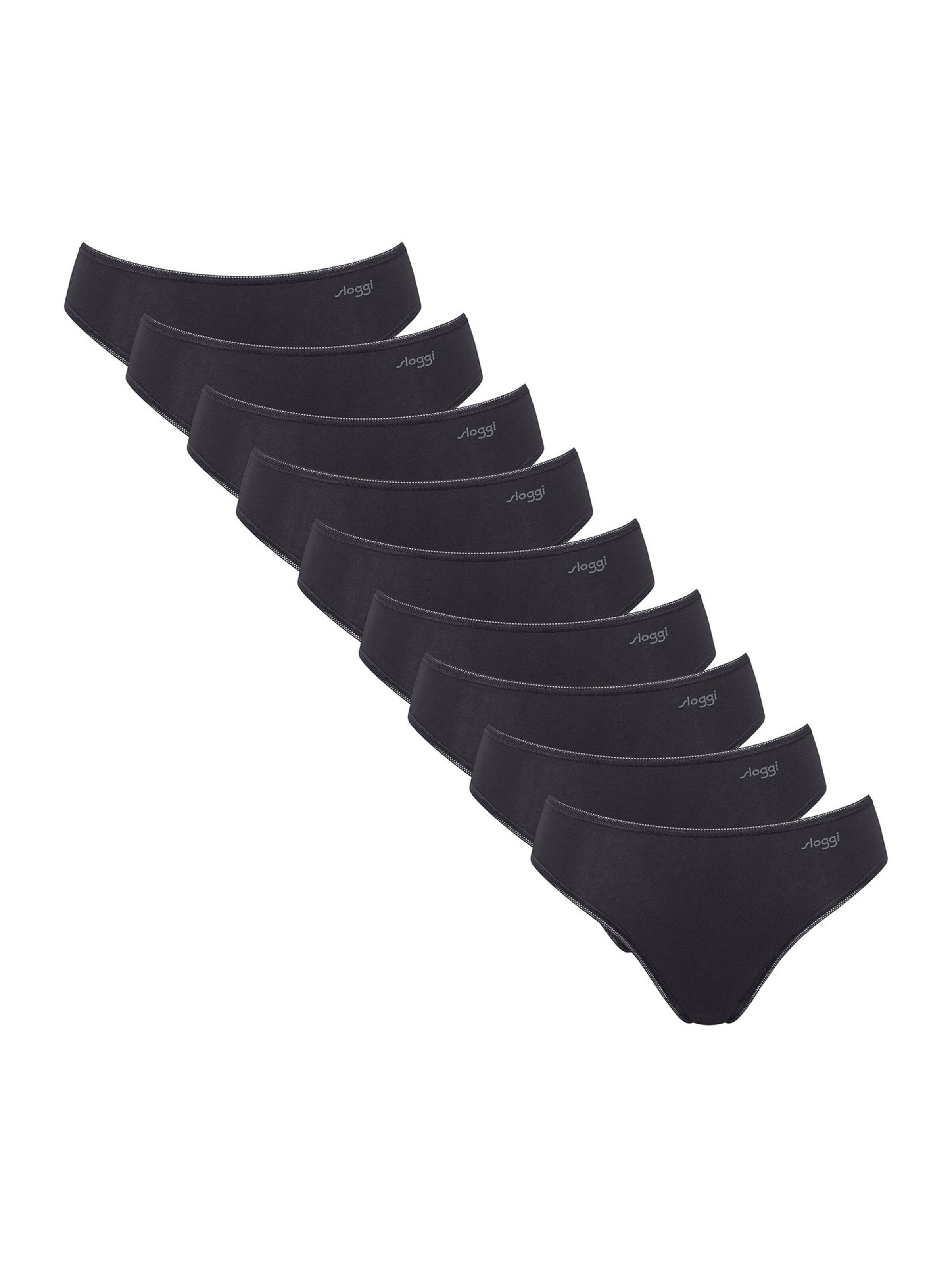 SLOGGI Slip 'Pure Comfort' in Schwarz: Vorderseite