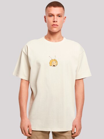 F4NT4STIC Shirt 'Kopf Motiv' in Beige: Vorderseite