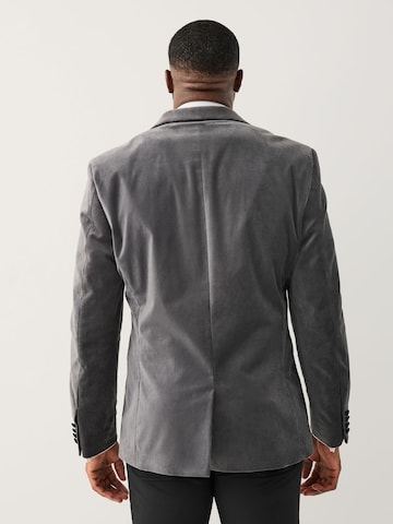 Next Средняя посадка Пиджак в Серый