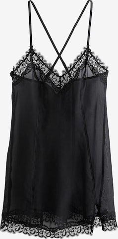 Next Yöpaita värissä musta: etupuoli