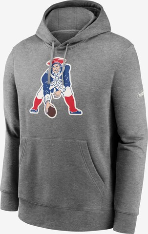NIKE Sweatshirt 'New England Patriots' in Grau: predná strana