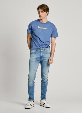 Pepe Jeans Tapered Jeans in Blau