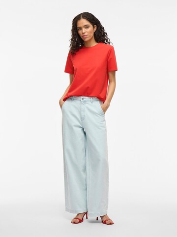 VILA Wide leg Jeans in Blauw