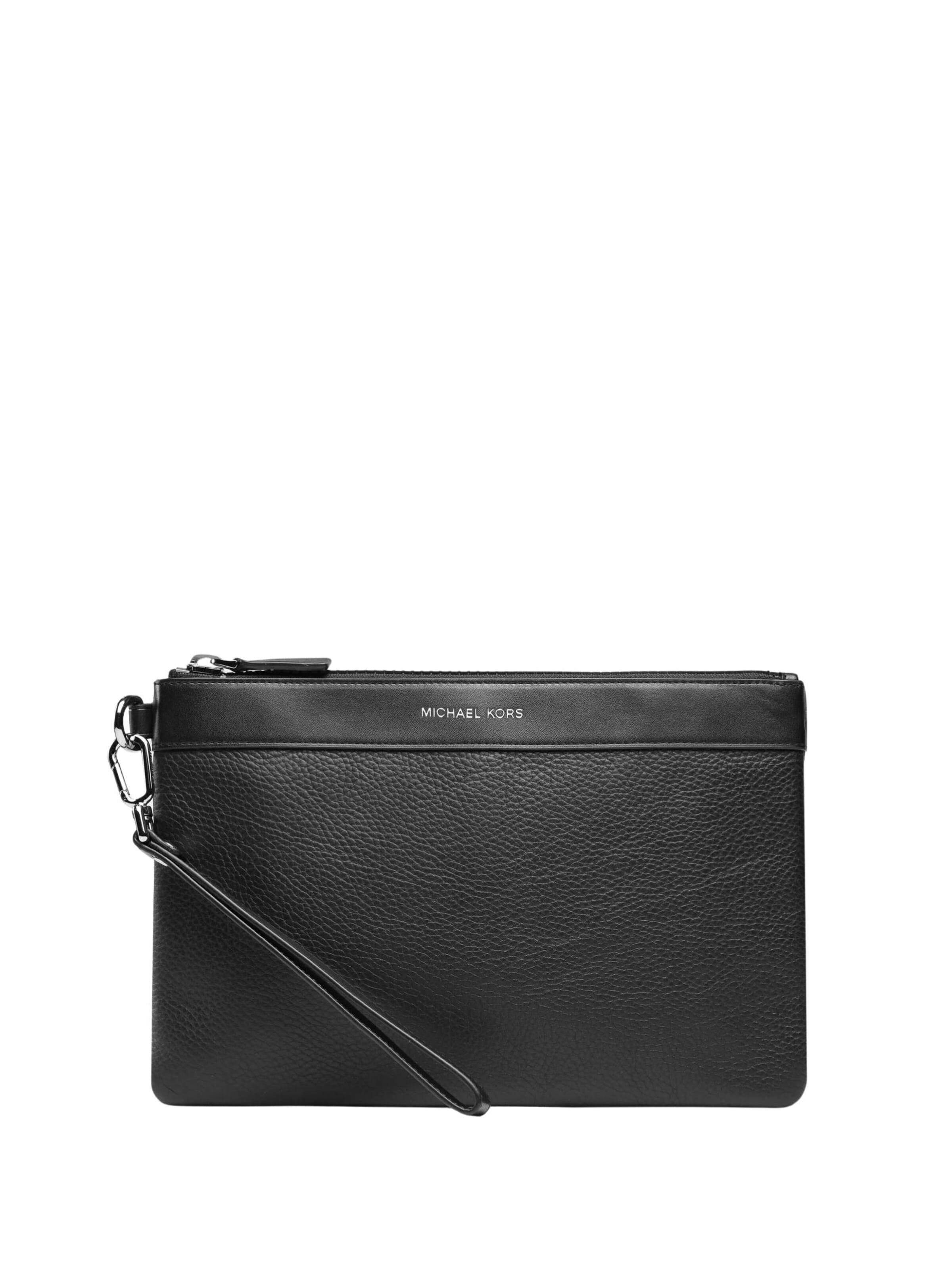 Michael Kors - Bolso de hombro 'MICHAEL KORS HUDSON TRAVEL ITEM BORSA' en negro: frente