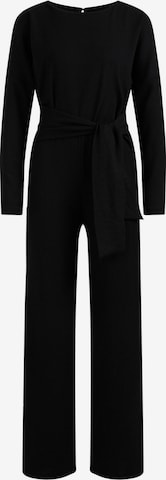 WE Fashion Jumpsuit in Zwart: voorkant