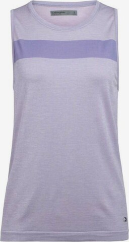 ICEBREAKER Sports Top in Purple: front