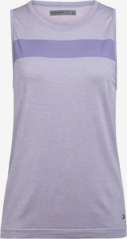 ICEBREAKER Sports Top in Purple: front