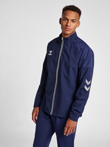 Hummel Trainingsjacke 'Lead' in Blau: predná strana