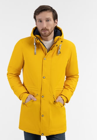 Schmuddelwedda Weatherproof jacket 'Arctic' in Yellow: front