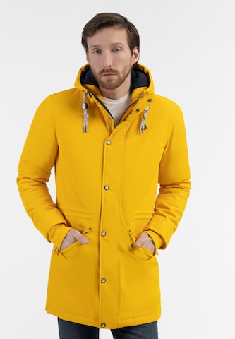 Veste fonctionnelle 'Arctic' Schmuddelwedda en jaune : devant