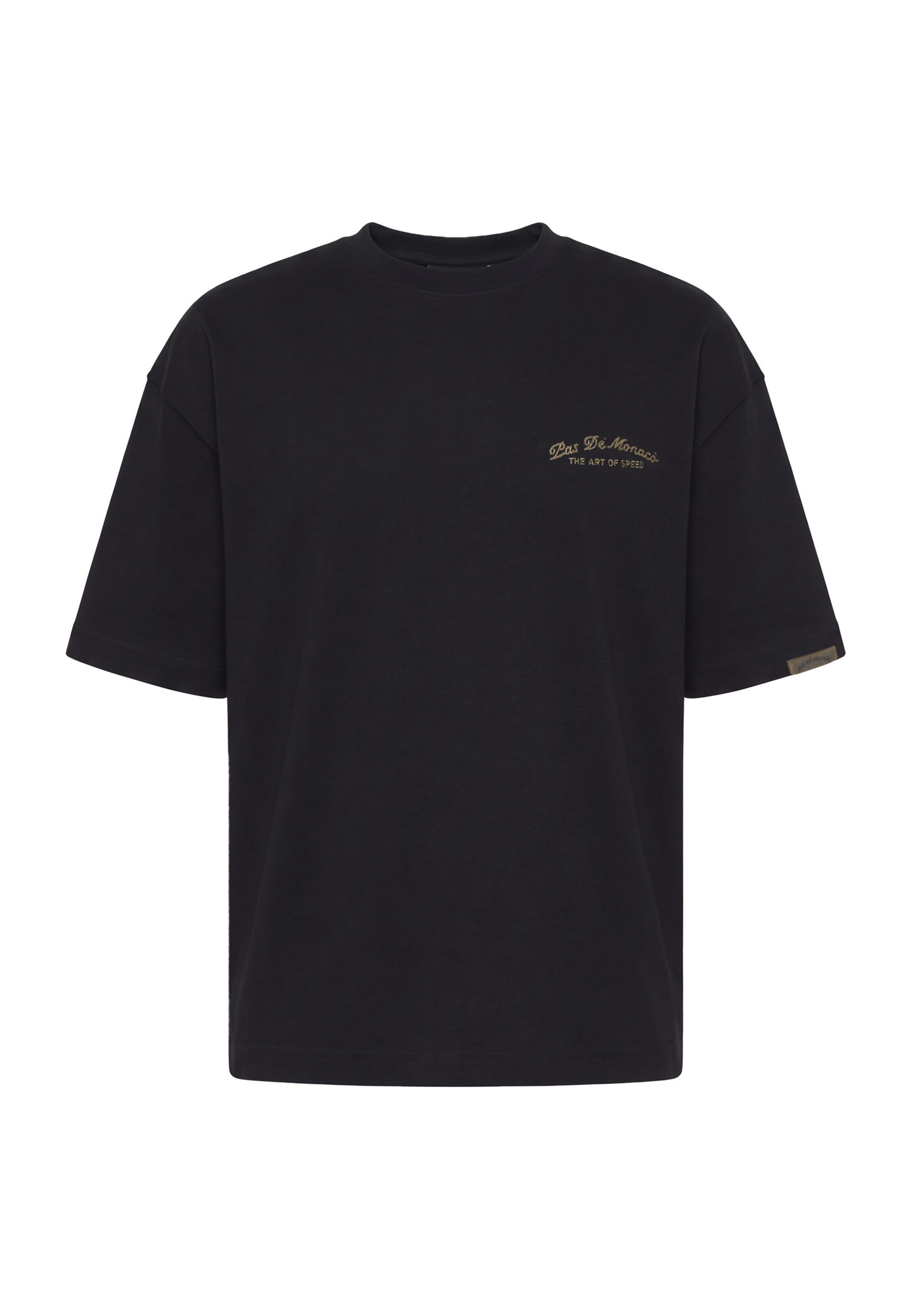 Pas De Monaco Shirt 'Visor' in Black: front