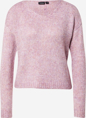 LMTD - Pullover 'HAIRY' em roxo: frente