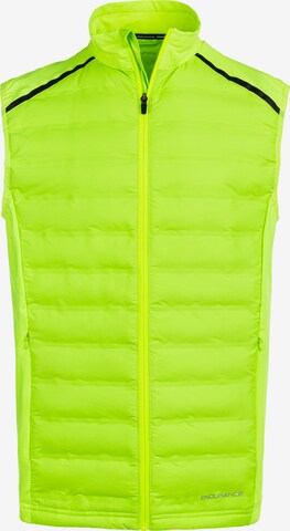 ENDURANCE Sportbodywarmer 'Midan' in Geel: voorkant