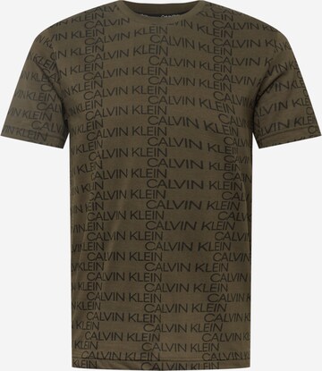 Calvin Klein T-Shirt in Grün: front
