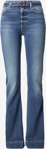 PINKO Rozkloszowany krój Jeansy 'FLORA' w kolorze niebieski: przód