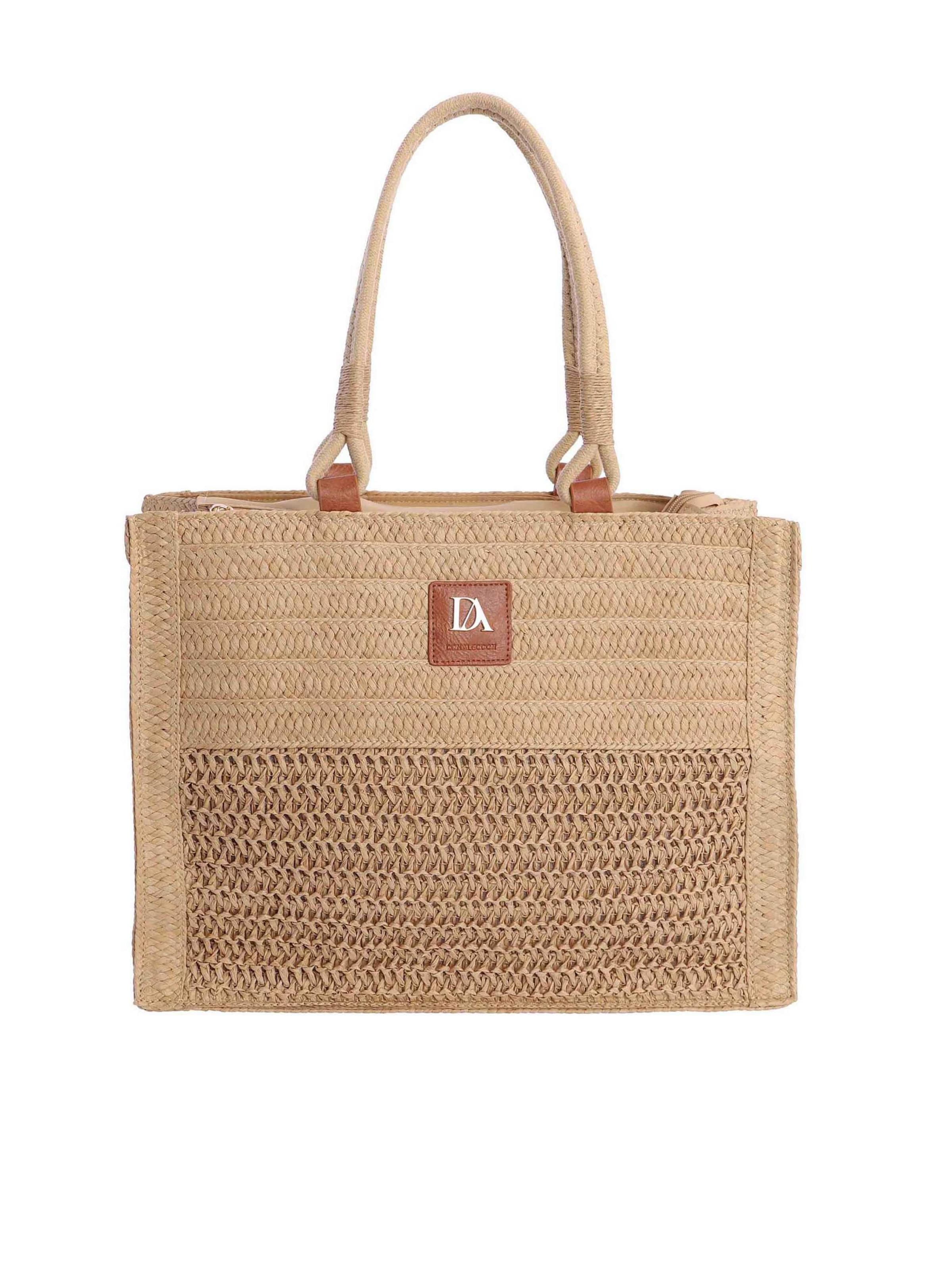 Don Algodon - Shopper 'Lioria' en beige: frente