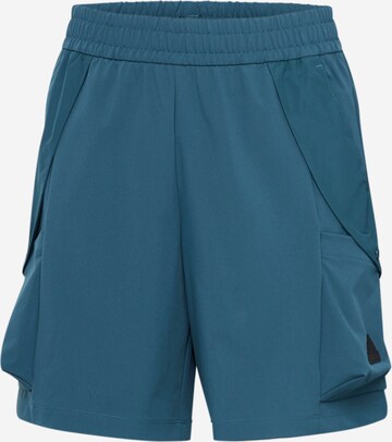 ADIDAS SPORTSWEAR Workout Pants 'City Escape' in Blue: front