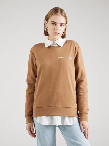 GANT Sweatshirt i brun: forside