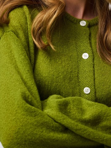 PIECES Gebreid vest 'PCIda' in Groen