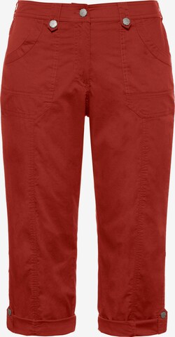 Ulla Popken Regular Hose in Rot