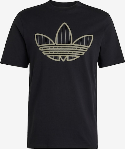ADIDAS ORIGINALS Camisa 'Trefoil Infill' em XS em amarelo / preto, Vista do artigo