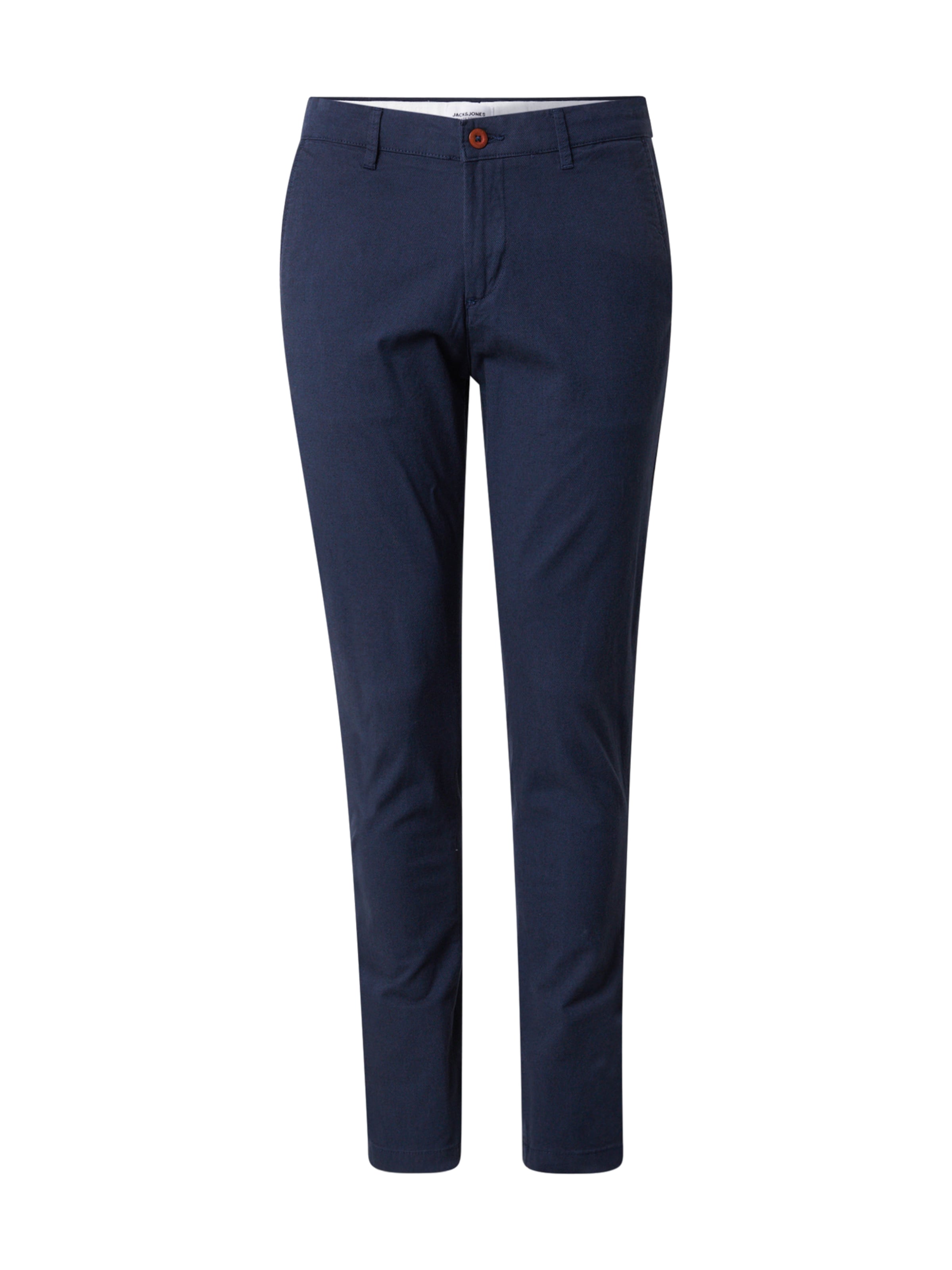 JACK & JONES Slim fit Chino Pants 'JPSTMarco JJErik' in Blue: front