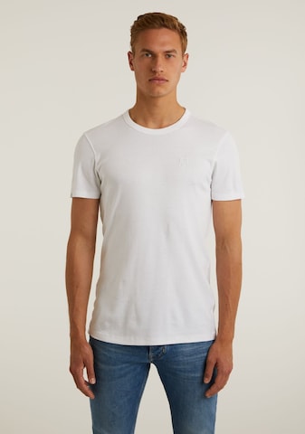 T-Shirt CHASIN' en blanc : devant