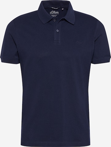 s.Oliver Shirt in Blauw: voorkant