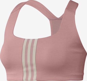 ADIDAS PERFORMANCE Sport bh in Lila: voorkant