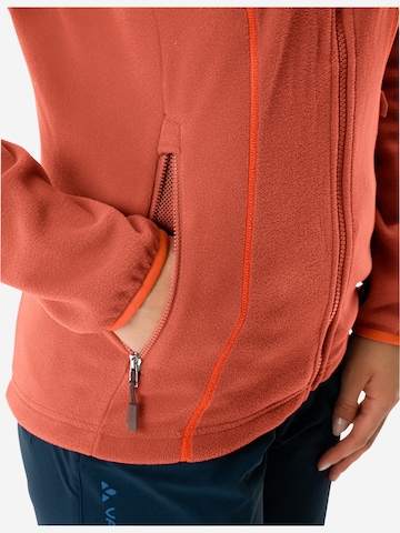 VAUDE Functionele fleece jas 'Rosemoor' in Rood