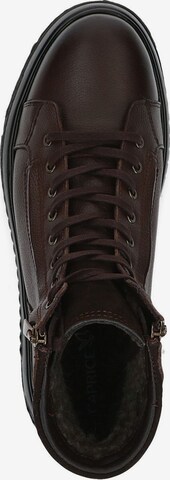 CAPRICE Lace-Up Boots in Brown