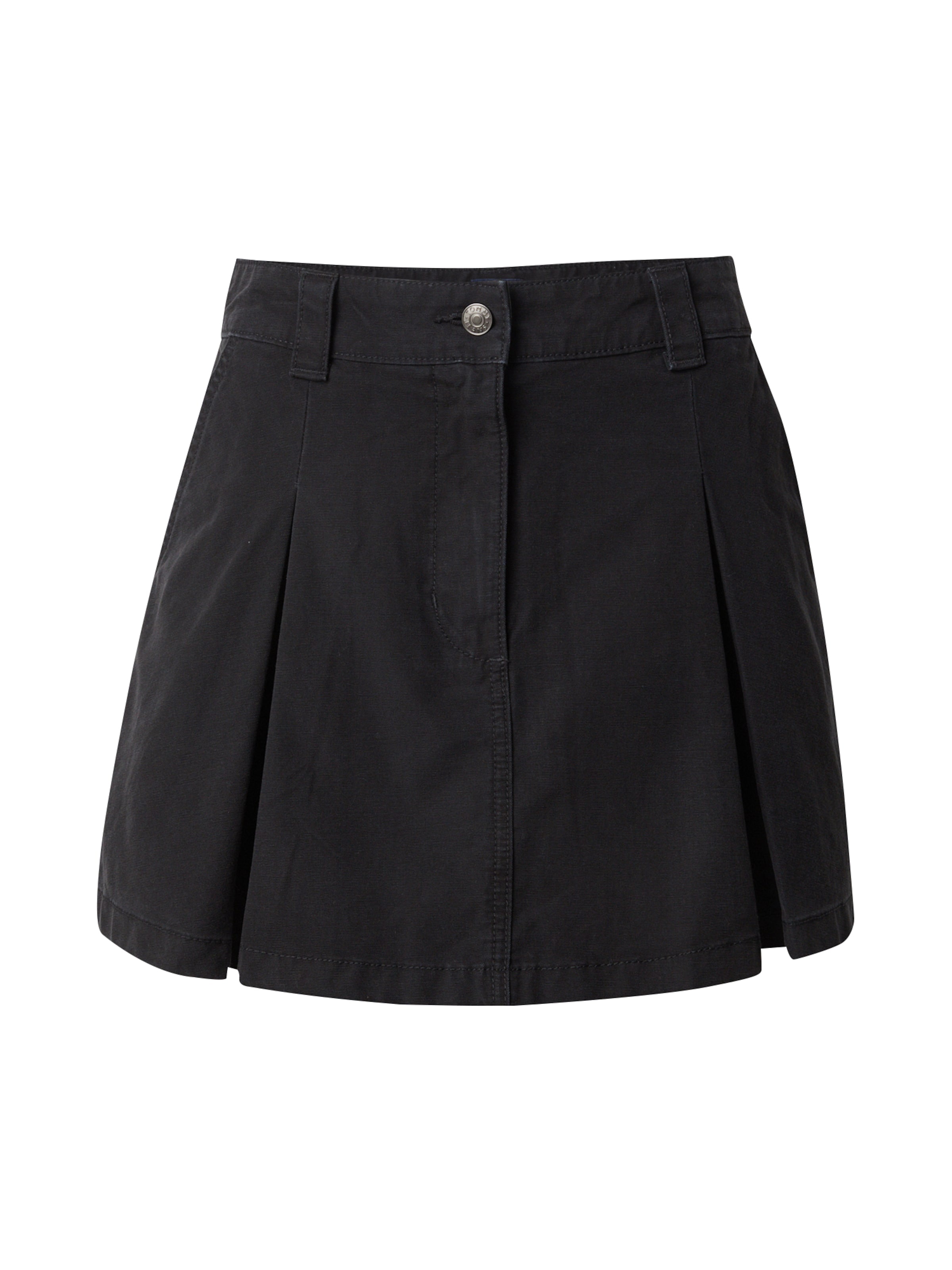 Fustă de la Tommy Jeans pe negru: față