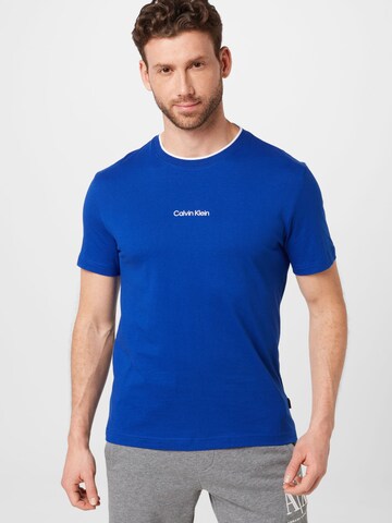 Calvin Klein - Camisa em azul: frente