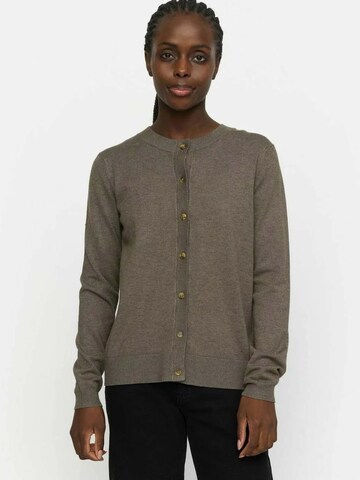 Soft Rebels Neuletakki 'Marla' värissä vihreä: etupuoli