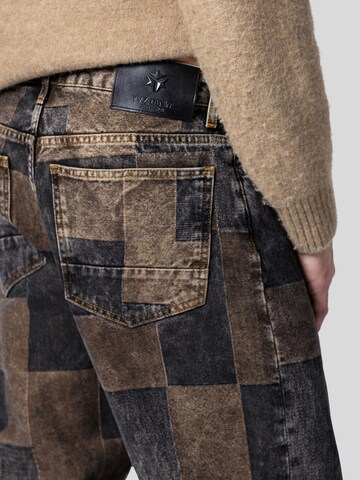 YVZ Denim Baggy Jeans 'Saturn' in Brown